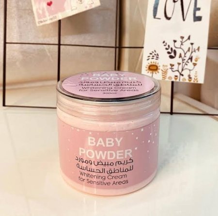 كريم مبيض ومورد للمناطق الحساسة Baby Powder