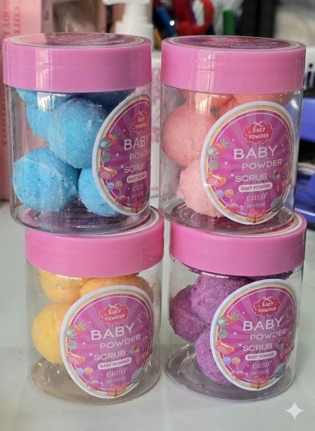 مقشر الجسم Baby powder