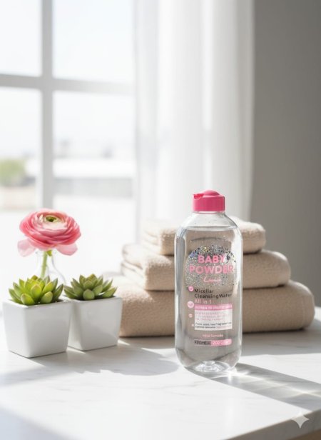 ماء منظف 3 ب 1 Baby Powder