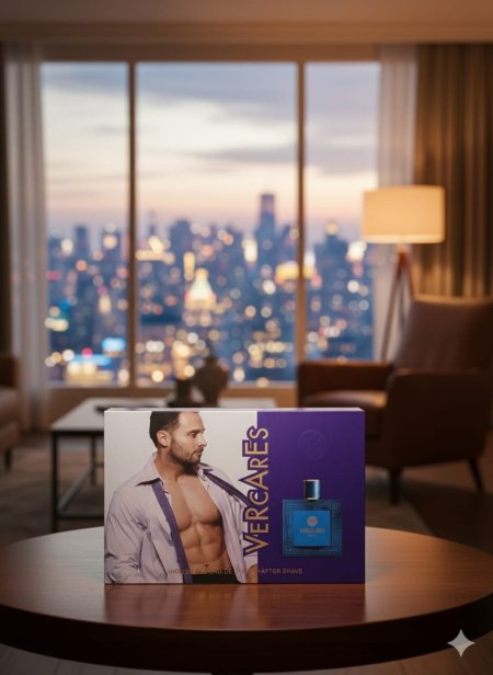 طقم عطر 5 قطع - Vercares Blue
